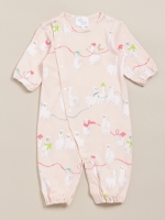 m.h.k 　　phisique du role」のベビーアルパカ ベビー]アルパカプリント長袖2WAYカバーオール＆スタイセット(ギフト