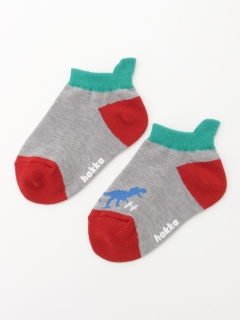 ハッカベビー(hakka baby)の[ベビー・ボーイズ]配色恐竜柄ソックス ソックス・タイツ(ベビー)