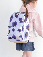 スミレプリントリュック（リュック）｜hakka kids（ハッカキッズ