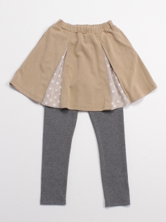 ハッカキッズ(hakka kids)のカットツイルアンクルスカッツ スカパン