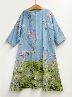 hakkakids ハッカキッズ 両耳柄さくらプリントワンピース