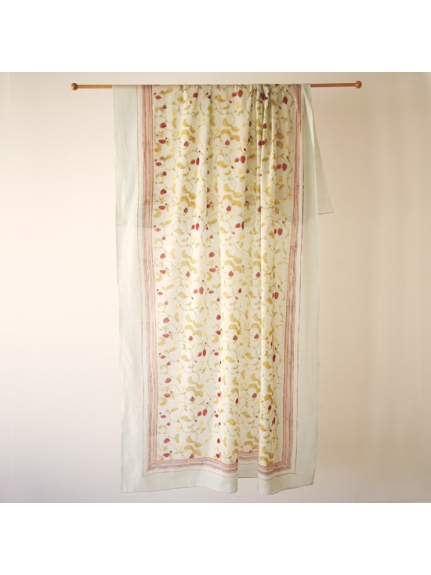 Mas d'Ouvan ストロベリー パレオ レッドブルー（【Madu】ファブリック/テーブルクロス）の詳細画像