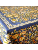 Mas d'Ouvan ガーデン テーブルクロス インディゴ（テーブルクロス