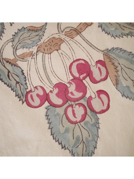 Mas d'Ouvan チェリー ランチョンマット パープルブルー（【Madu】ファブリック/ランチョンマット）の詳細画像