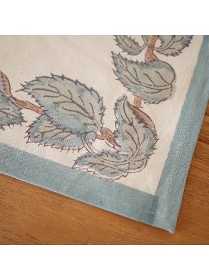 Mas d'Ouvan チェリー ランチョンマット パープルブルー（【Madu】ファブリック/ランチョンマット）の詳細画像