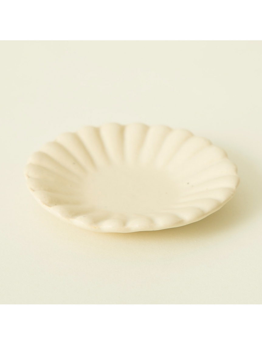 ホワイトプレート 4枚セット 金縁装飾 即日☆麻の葉扇プレート #1 ホワイト/ZE009050-001 - 花材通販は