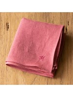 フレンチリネン ハンカチ スモーキーピンク（ハンカチ）｜Madu（マディ