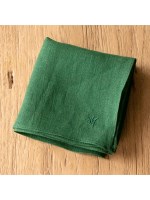 フレンチリネン ハンカチ グラスグリーン（ハンカチ）｜Madu（マディ