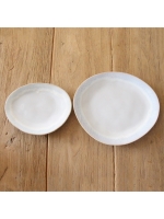 コスタ・ノバ ブリサ オーバルプレートM ホワイト（プレート・皿