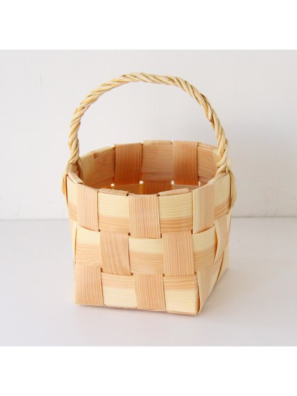 パイン マッシュルーム バスケット S（【Madu】インテリア雑貨/バスケット・収納）の詳細画像