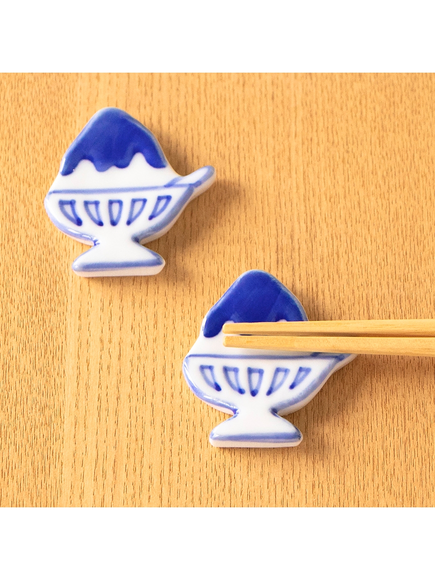 希少✤Human Made ヒューマンメイド 箸置き ホワイト レッド ブルー かき氷 箸置 ブルーハワイ（箸・箸置）｜Madu（マディ）｜HAKKA公式