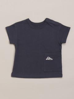 オレンジハッカ(Orange hakka)の[ベビー・吸湿速乾]Orange hakka ビッグポケット半袖Tシャツ トップス(ベビー)