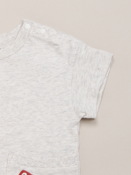 [ベビー・吸湿速乾]Orange hakka ビッグポケット半袖Tシャツ（トップス/トップス(ベビー)）の詳細画像