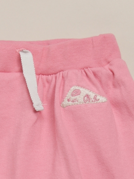 [ベビー・吸湿速乾]Orange hakka 裾カフス付きサルエルハーフパンツ（ボトムス/ボトムス(ベビー)）の詳細画像