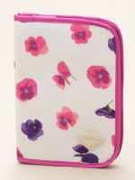 スミレプリント母子手帳ケース（ママバッグ・グッズ類(ベビー