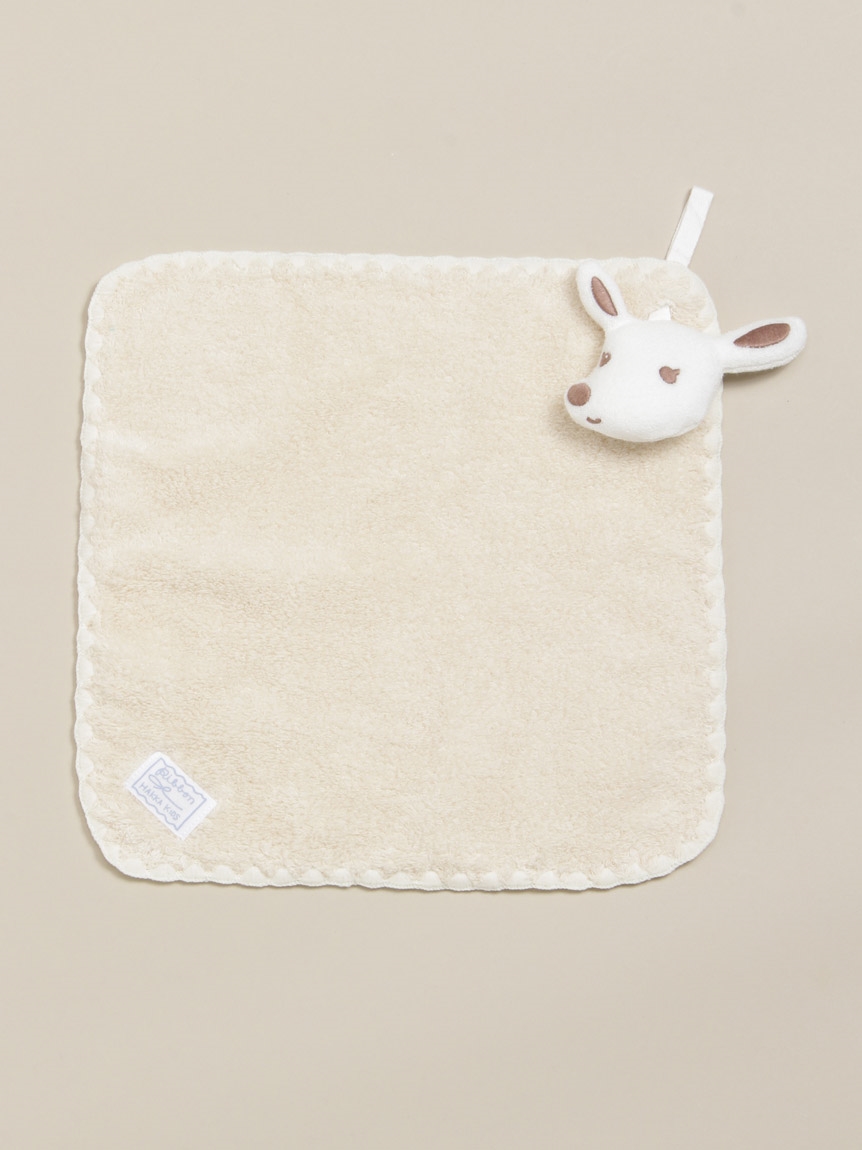 マスコット付きミニタオル（ブランケット・タオル(ベビー