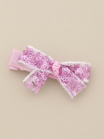 ⓝⓔⓦ【フォーマルリボン】ベビーヘアクリップ　キッズヘアクリップ　ヘアゴム フォーマル対応]オリジナルヘアクリップ（ヘッドアクセサリー