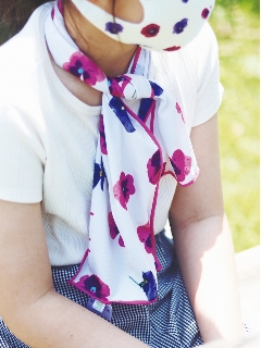 リボンハッカキッズ(Ribbon hakka kids)のオリジナルプリント冷感クールタオル ハンカチ・ハンドタオル