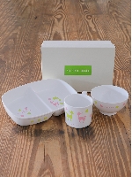 セット商品・子供用]オリジナル食器3点セット（食器・カトラリー