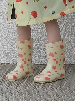 ベリーチェリープリントレインシューズ（レインシューズ）｜Ribbon