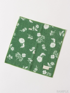 スーパーハッカ(SUPER HAKKA)のハナウサギプリントハンドタオル ハンカチ・ハンドタオル