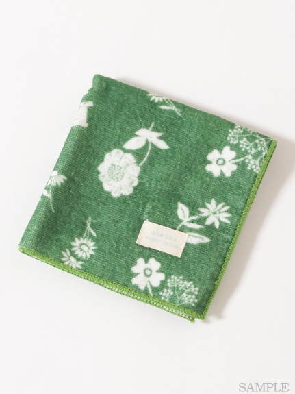 ハナウサギプリントハンドタオル（ファッション雑貨/ハンカチ・ハンドタオル）の詳細画像