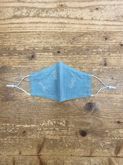 【洗えるマスク・接触冷感・消臭効果・抗菌効果】フラワーダンス刺しゅう立体マスク（ファッション雑貨/その他ファッション雑貨）の詳細画像