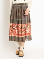 アーティストコラボ コットンレーヨンビエラ×シフォンプリーツ
