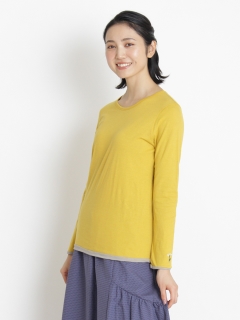 スーパーハッカ(SUPER HAKKA)のマーガレットワンポイント刺繍リバーシブルタートルカットソー カットソー